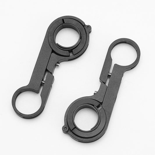 BG-798 Support d'extension de vélo 30 cm, double tige en aluminium pour lampe de poche, chronomètre, phare, support d'extension, BG-798
