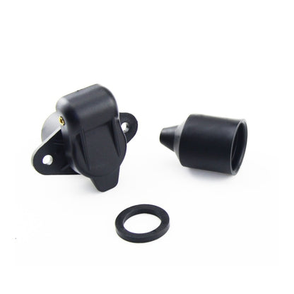 2 PCS VS130E 3P 12V PVC Trailer Connector Socket EU Plug, VS130E