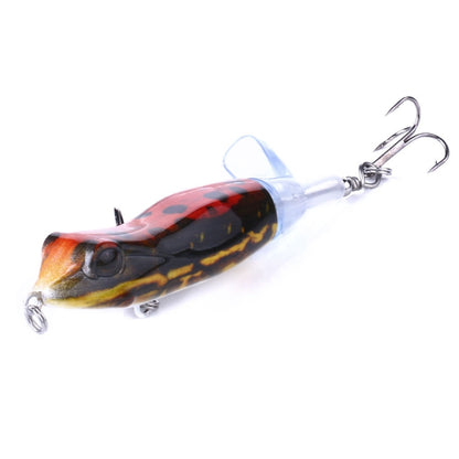 HENGJIA PE021 9.5cm/11g Grenouille Eau Tartre Bois Appât Route Sous-hélice Appât Poisson, 1, 2, 3, 4, 5