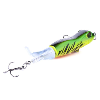 HENGJIA PE021 9.5cm/11g Grenouille Eau Tartre Bois Appât Route Sous-hélice Appât Poisson, 1, 2, 3, 4, 5