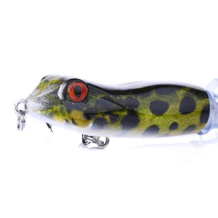 HENGJIA PE021 9.5cm/11g Grenouille Eau Tartre Bois Appât Route Sous-hélice Appât Poisson, 1, 2, 3, 4, 5
