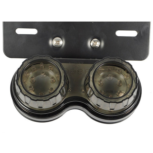 Luz trasera LED integrada de estilo retro modificada para motocicleta, luz de freno trasera