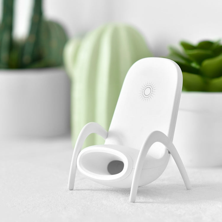 WC001 Chargeur sans fil Magnaphon pour iPhone et autres téléphones Android, blanc, noir