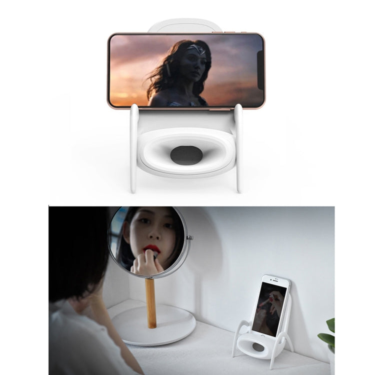 WC001 Chargeur sans fil Magnaphon pour iPhone et autres téléphones Android, blanc, noir