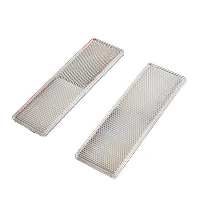 50 PCS Car Body Reflective Stickers Plastic Reflective Strip Reflector Truck Reflective Tablet, Nonporous