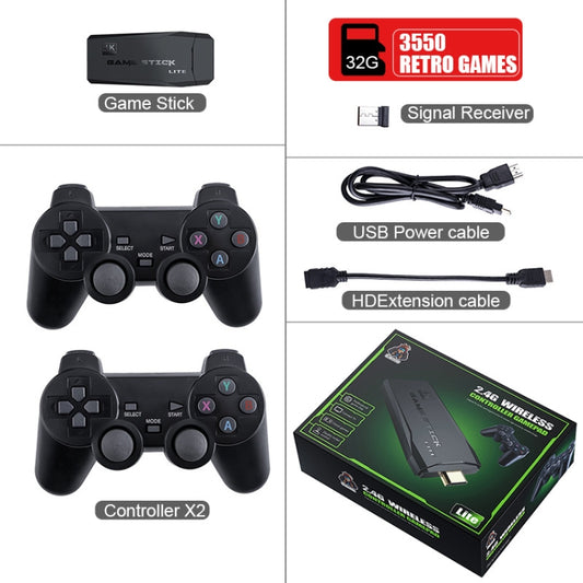 Console de jeu HD sans fil Y3 Lite, 32G 3000 jeux, 64G 10 000 jeux