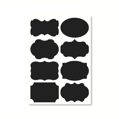 50 Sets Erasable Waterproof Removable Bottle Can PVC Blackboard Sticker, 2PCS/Set 190x225mm, 8PCS/Set  190x245mm, 8PCS/Set 110x156mm, 8PCS/Set  140x182mm, 8PCS/Set 190x225mm, 10PCS/Set 130x220mm, 10PCS/Set  140x220mm, 10PCS/Set 120x187mm               ...