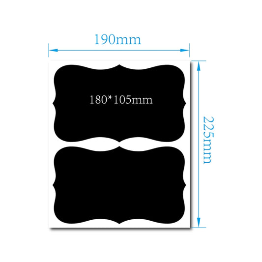 50 Sets Erasable Waterproof Removable Bottle Can PVC Blackboard Sticker, 2PCS/Set 190x225mm, 8PCS/Set 110x156mm, 8PCS/Set  140x182mm, 8PCS/Set 190x225mm, 8PCS/Set  190x245mm, 10PCS/Set 130x220mm, 10PCS/Set  140x220mm, 10PCS/Set 120x187mm               ...