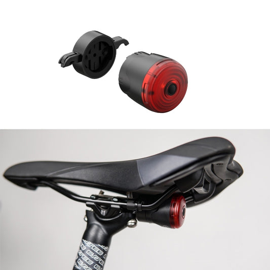 Feu arrière de freinage intelligent portable, feu d'avertissement de sécurité, chargement USB, lampe étanche avec affichage de l'électricité, pour arceau de selle, pour tige de selle.