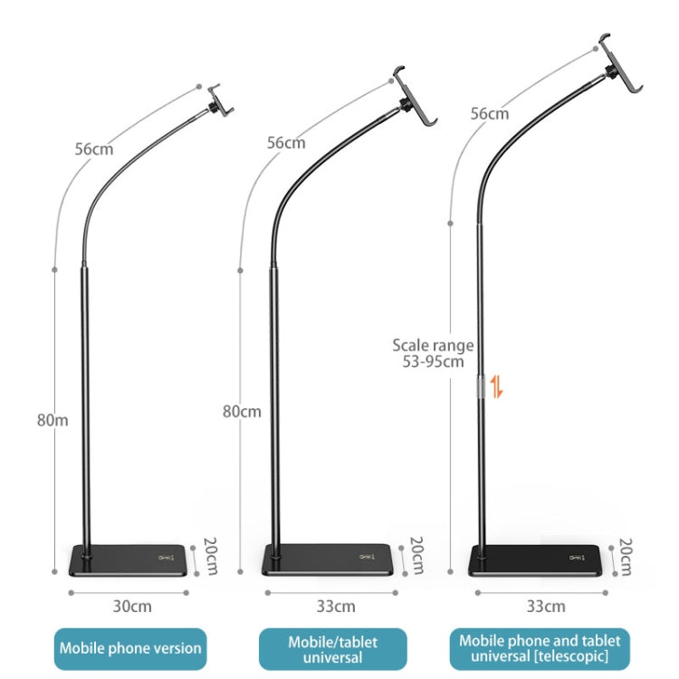 SSKY L6 Bedside Sofa Live Landing Phone Tablet Computer Bracket, Style:, L6 Base Heavy Version (White), L6 Base Heavy Version (Black), L6 Base Heavy Telescopic Version (Black), L6 Experience Version (White), L6 Experience Version (Black)���������������...