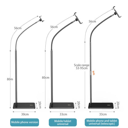 SSKY L6 Bedside Sofa Live Landing Phone Tablet Computer Bracket, Style:, L6 Base Heavy Version (White), L6 Base Heavy Version (Black), L6 Base Heavy Telescopic Version (Black), L6 Experience Version (White), L6 Experience Version (Black)���������������...