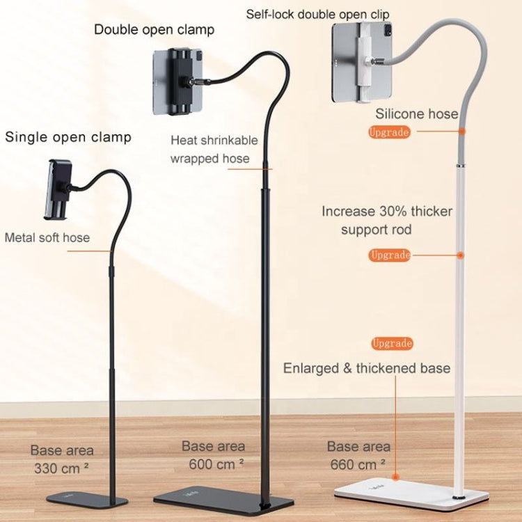 SSKY L6 Bedside Sofa Live Landing Phone Tablet Computer Bracket, Style:, L6 Base Heavy Telescopic Version (White), L6 Phone Version (White), L6 Phone Version (Black), L6 Base Heavy Version (White), L6 Base Heavy Version (Black)�������������������������...