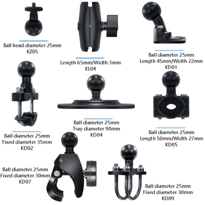 Motorcycle Riding Recorder Bracket Camera Holder, Style:, KZ05 + KL04 + KD05, KZ05 + KL04 + KD02, KZ05 + KL04 + KD09, KZ05 + KL04 + KD04, KZ05 + KL04 + KD07