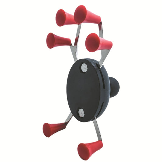 Support de téléphone portable universel Eagle Claws X-Type à six griffes en métal pour vélo et moto, noir, rouge, vert