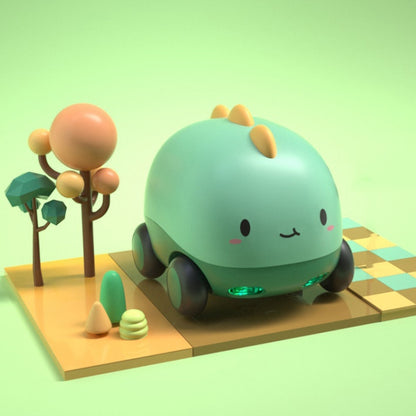 Cartoon Cute Pet Pull Back Car Children Mini Puzzle Inertia Car Toy, Bee, Dinosaur, Rhino, Deer, Puppy, Whale