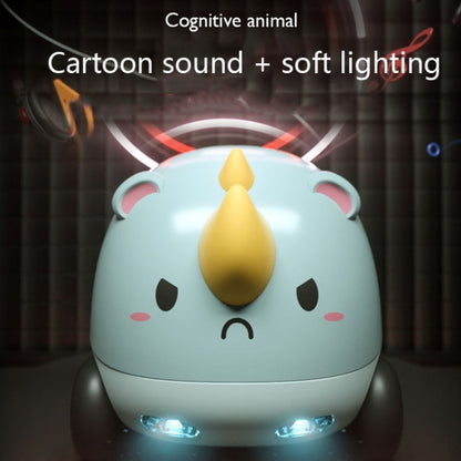 Cartoon Cute Pet Pull Back Car Children Mini Puzzle Inertia Car Toy, Bee, Dinosaur, Rhino, Deer, Puppy, Whale