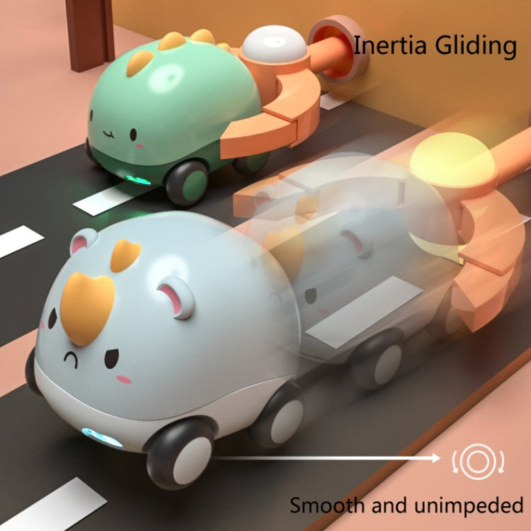 Cartoon Cute Pet Pull Back Car Children Mini Puzzle Inertia Car Toy, Bee, Dinosaur, Rhino, Deer, Puppy, Whale