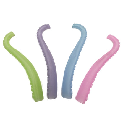 10 PIÈCES Doigts en plastique souple TPR Tentacules de poulpe Jouets Blague farce Doigt Marionnette, Livraison de couleur aléatoire, 10 PIÈCES Tentacules de poulpe