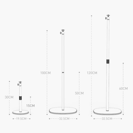 Xiaotian Desktop Metal Projection Machine Bracket Liftable Telescopic Holder, Style: