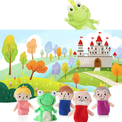 Animal Finger Dolls Plush Toys For Preschool Education, 7.5cm