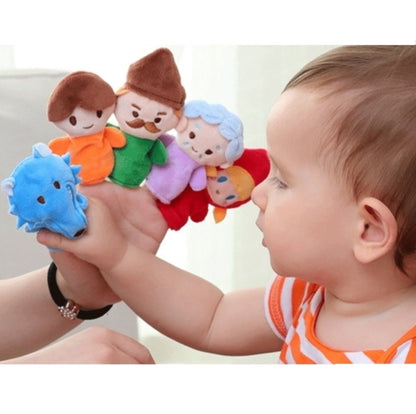 Animal Finger Dolls Plush Toys For Preschool Education, 7.5cm
