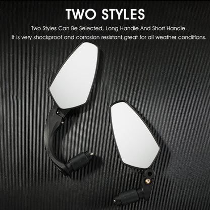 1 Pair WEST BIKING Bicycle Rearview Mirror Adjustable Mirror Mountain Bike Foldable Rearview Mirror