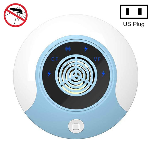 SYK-1813 Ultrasonic Insect Repellent High-Power Household Mosquito Repellent US Plug, Blue, Black