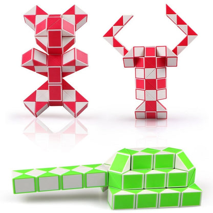 Jouets Éducatifs Règle Magique 72 Segments Variés Et De Forme Spéciale Pour Enfants, Bleu Blanc, Rouge Blanc, Vert Blanc, Violet Blanc, Orange Blanc