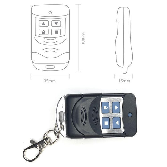 Lot de 2 télécommandes universelles étanches pour volet roulant électrique, pour porte de garage, ordinaires