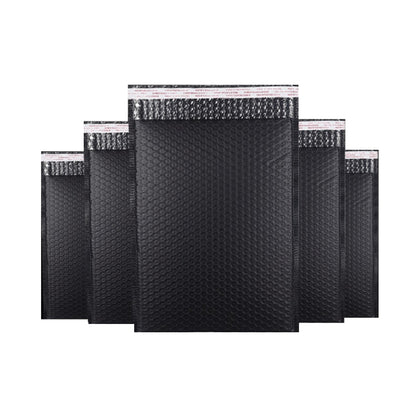 100 PCS Black Co-Extrusion Film Bubble Bag Logistics Packaging Shockproof Express Bag 15x20+4cm, 11x15+4cm, 13x15+4cm, 13x18+4cm, 15x19+4cm, 15x20+4cm