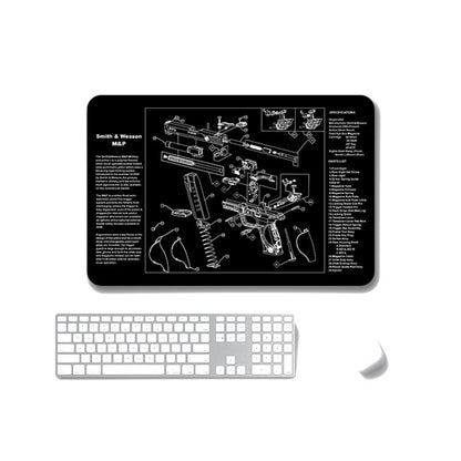 2 PCS Heat Transfer Non-Slip Single-Sided Office Gaming Mouse Pad, 2mm, 3mm, 4mm, 5mm