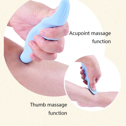 Silicone Thumb Bump Massager Muscle Relaxation Massage Fascia Device, Thumb Pink, Thumb Blue, Thumb Gray, Thumb Green, Resin Pink, Resin Jade, Quadratic Pink, Quadratic Blue, Quadratic Gray, Quadratic Orange