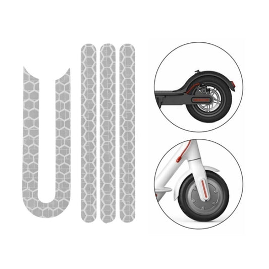 Scooter Stickers Reflective Cursor Scooter Mudguard Reflective Sticker For Ninebot ES2 (Yellow), For Xiaomi Mijia M365 / M365 Pro (White), For Xiaomi Mijia M365 / M365 Pro (Blue), For Ninebot Max G30 (White), For Ninebot Max G30 (Red)