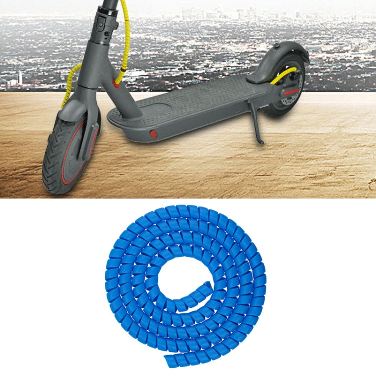 4 pièces de harnais de scooter, ligne de changement de tuyau, accessoires de tuyau d'enroulement pour Xiaomi Mijia M365, longueur de câble : 1 m, bleu, blanc, rouge, noir, jaune