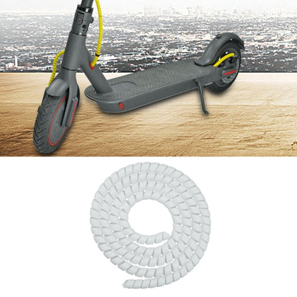 4 pièces de harnais de scooter, ligne de changement de tuyau, accessoires de tuyau d'enroulement pour Xiaomi Mijia M365, longueur de câble : 1 m, bleu, blanc, rouge, noir, jaune