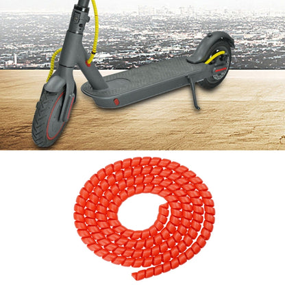 4 pièces de harnais de scooter, ligne de changement de tuyau, accessoires de tuyau d'enroulement pour Xiaomi Mijia M365, longueur de câble : 1 m, bleu, blanc, rouge, noir, jaune