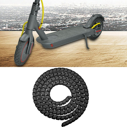 4 pièces de harnais de scooter, ligne de changement de tuyau, accessoires de tuyau d'enroulement pour Xiaomi Mijia M365, longueur de câble : 1 m, bleu, blanc, rouge, noir, jaune