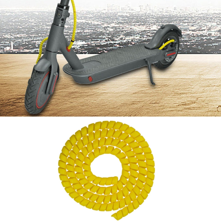 4 pièces de harnais de scooter, ligne de changement de tuyau, accessoires de tuyau d'enroulement pour Xiaomi Mijia M365, longueur de câble : 1 m, bleu, blanc, rouge, noir, jaune