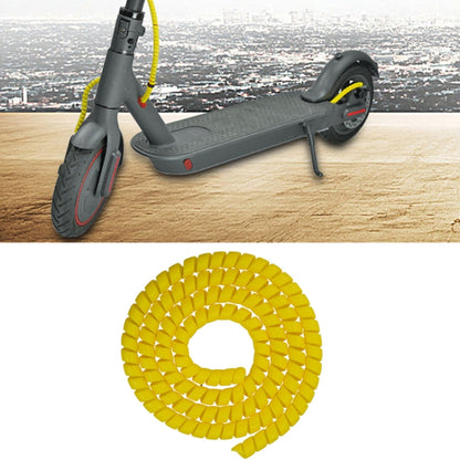 4 pièces de harnais de scooter, ligne de changement de tuyau, accessoires de tuyau d'enroulement pour Xiaomi Mijia M365, longueur de câble : 1 m, bleu, blanc, rouge, noir, jaune