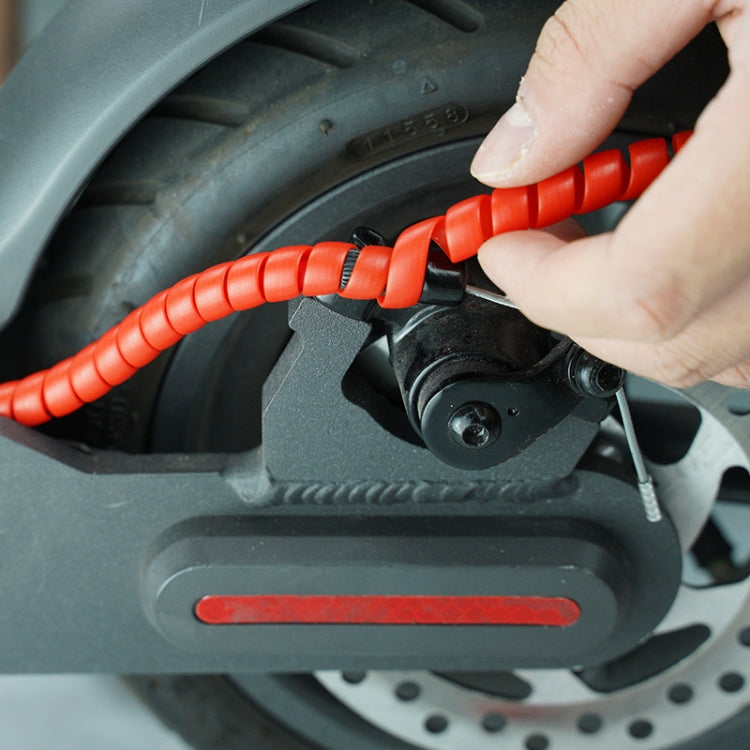 4 pièces de harnais de scooter, ligne de changement de tuyau, accessoires de tuyau d'enroulement pour Xiaomi Mijia M365, longueur de câble : 1 m, bleu, blanc, rouge, noir, jaune
