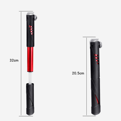 BG-Y2326 Bicycle Pump Portable Mini Home Charging Basketball Air Tube, Black Red, Black Gold, Black Blue