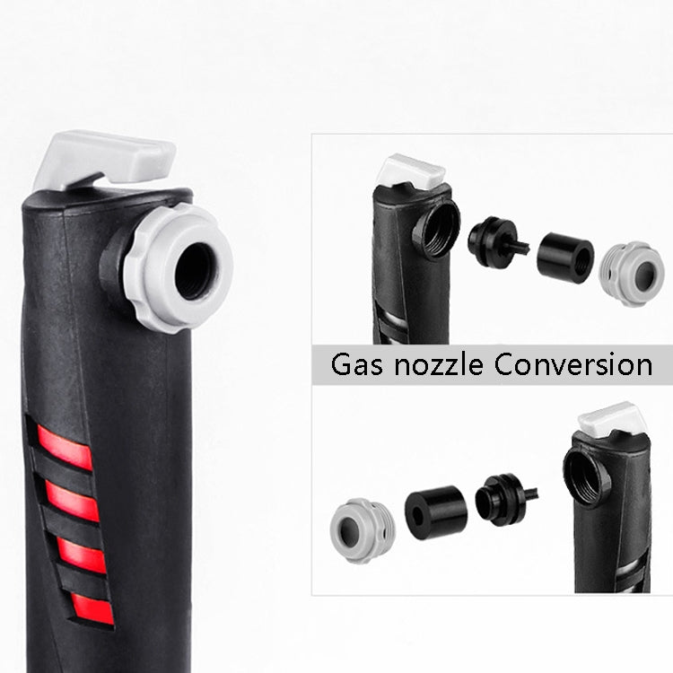 BG-Y2326 Bicycle Pump Portable Mini Home Charging Basketball Air Tube, Black Red, Black Gold, Black Blue