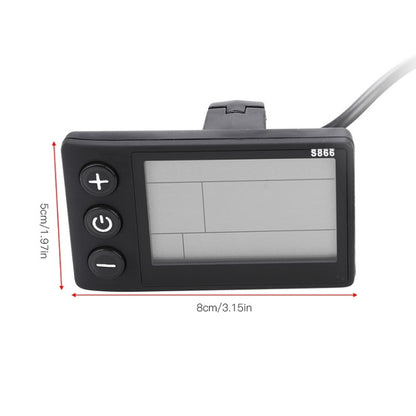 LCD Display Electric Bicycle Dashboard, B Type 36V / 48V, B Type 24V / 36V