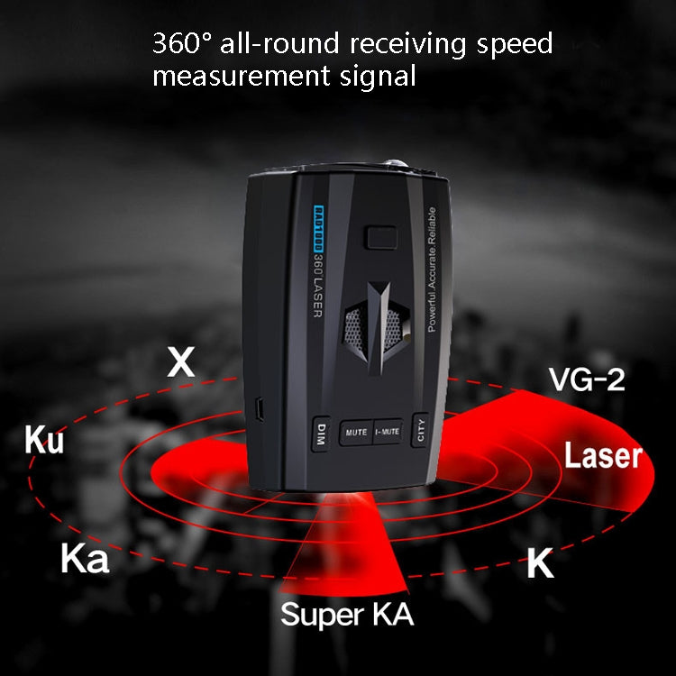RAD1000 Car Laser Radar Speedometer Car Mobile Speed Radar Electronic Dog, RAD1000