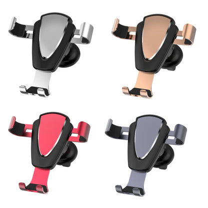 Multifunctional Mobile Phone Holder With Car Air Outlet Car Navigation Support Frame, Space Silver, Tyrant Gold, Pleasant Red, Dark Gray