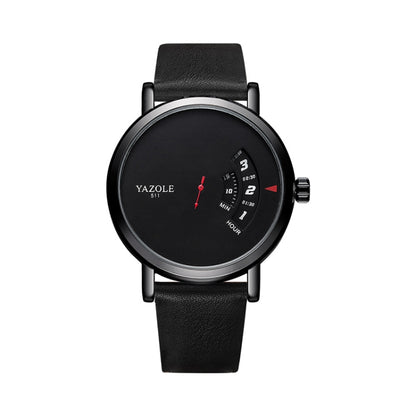 YAZOLE Turntable Men Quartz Watch, 509 Black Tray Black Belt, 509 Black Tray Brown Belt, 510 Black Tray Black Belt, 510 Black Tray Brown Belt, 511 Black Tray Black Belt, 511 Black Tray Brown Belt, 518 Black Tray Black Belt, 518 Black Tray Brown Belt   ...