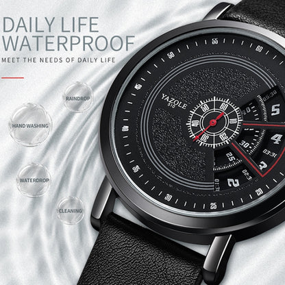 YAZOLE Turntable Men Quartz Watch, 509 Black Tray Black Belt, 509 Black Tray Brown Belt, 510 Black Tray Black Belt, 510 Black Tray Brown Belt, 511 Black Tray Black Belt, 511 Black Tray Brown Belt, 518 Black Tray Black Belt, 518 Black Tray Brown Belt   ...
