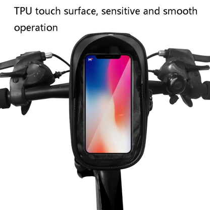 B22 Bicycle EVA Hard Shell Handlebar Bag Touch Screen Waterproof Mobile Phone Bag, B22
