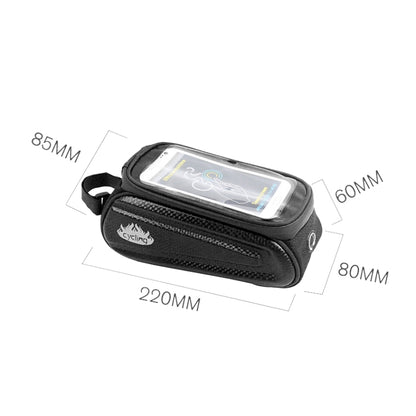 B50 Bicycle Hard Shell Front Beam Bag Mobile Phone Touch Screen Anti-Pouring Water Tube Bag, B50