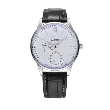 YAZOLE Men Business Quartz Watch, 314 Black Tray Black Belt, 314 Black Tray Brown Belt, 314 White Tray Black Belt, 314 White Tray Brown Belt, 311 Black Tray Black Belt, 311 Black Tray Brown Belt, 311 White Tray Black Belt, 311 White Tray Brown Belt    ...